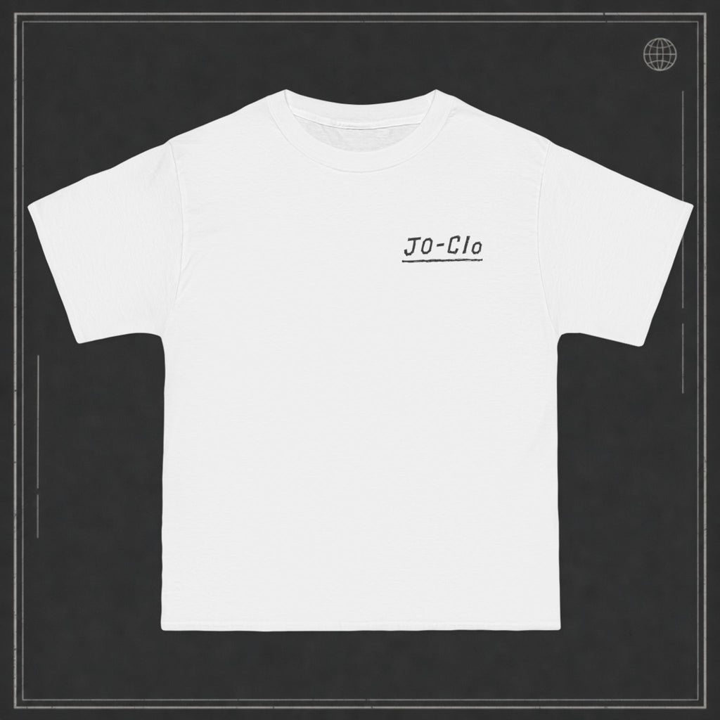 JO-Clo Scribbld Blue Graphic Tee