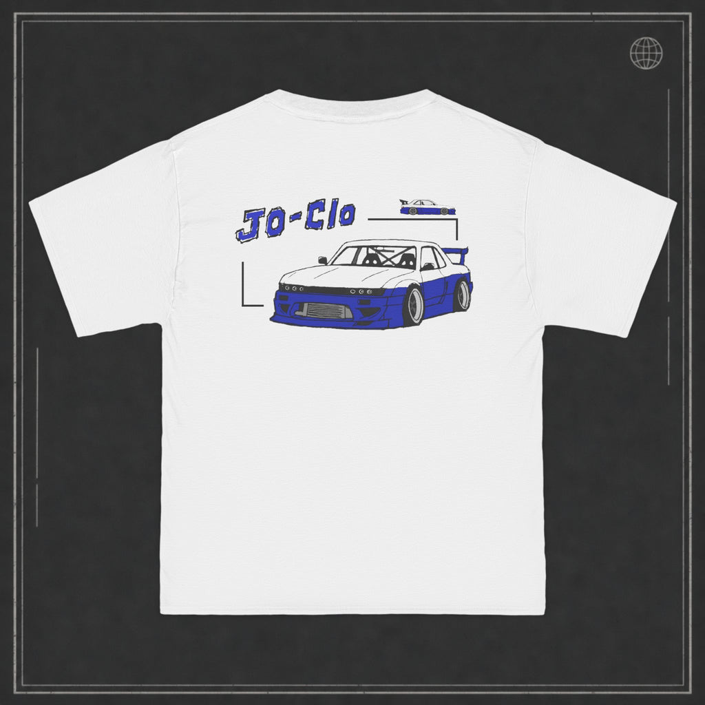 JO-Clo Scribbld Blue Graphic Tee